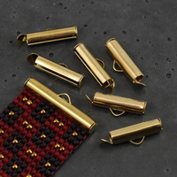 Końcówka do bransolet wsuwana SLIDE stal szlachetna pozłacana 20mm