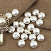 Preciosa Nacre Button-Semi White 10mm [2szt]