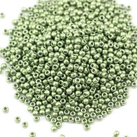 Toho Round 11/0 HYBRID ColorTrends: Metallic - Greenery [10g]