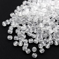 Fire Polish 4mm Crystal Matted [20szt]