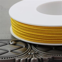 Sznurek sutasz wiskoza Pega 3mm żółty [szpula 50m]