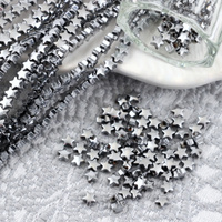 Hematyt srebrny gwiazdka 4mm [10szt]