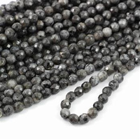 Larvikit kula fasetowana 6mm [sznur 37cm]