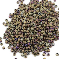 Toho Round 11/0 Matte-Color Iris - Brown [10g]