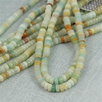 Amazonit dysk 4x2mm [sznur 39cm]