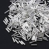 Miyuki Bugle #2 Crystal Silver Lined 6mm [5g]