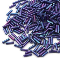 Miyuki Bugle #2 Opaque Eggplant Luster 6mm [5g]
