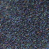 Miyuki Delica 11/0 Matte Black AB [5g]