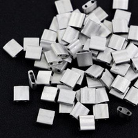 Miyuki Tila Beads 5x5x1,9mm Black Labrador Full Matted [30szt]