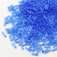 Miyuki Bugle #2 Transparent Sapphire 6mm [5g]