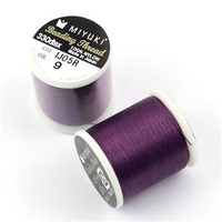 Miyuki nici nylonowe purple 0,2mm [szpula 50m]