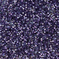 Miyuki Delica 11/0 Dyed Dark Orchid AB Silk Satin [5g]