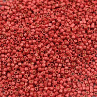 Miyuki Delica 11/0 Duracoat Galvanized Light Cranberry Matted [5g]