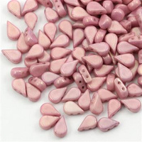 Amos par Puca 5x8mm Opaque Light Rose Ceramic Look [20szt]