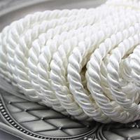 Sznurek skręcany biały 6,5mm Pega [1 metr]