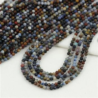 Dumortieryt kula fasetowana 2,5mm [sznur 39cm]