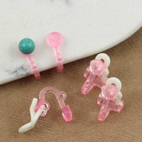 Baza klipsów akrylowa z lupikiem  15mm [1para]