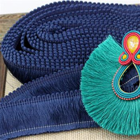 Frędzle na taśmie krótkie denim [20cm]