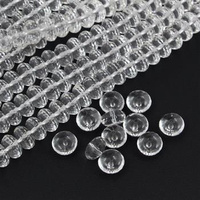 Kryształ górski oponka fasetowana 10x6mm