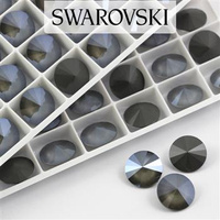 1122 Swarovski Rivoli 12mm Dark Grey [2szt]