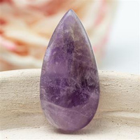 Kaboszon ametyst 41x20x7mm