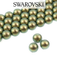 5810 Swarovski Crystal Pearll Iridescent Green 8mm [4szt]