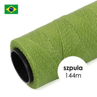 Sznurek do makramy brazylijski woskowany Lime 1mm [szpula 144m]