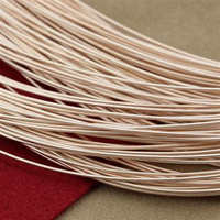 Bajorek do haftu twardy - rose gold 1mm [ 4g ]