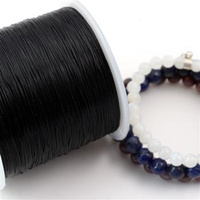 Gumka płaska nitkowa czarna 0,6mm