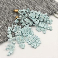 Ozdobny kwiatek-chwost gipiurowy seledynowy 80mm