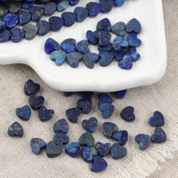 Lapis lazuli z pirytem serce 6mm [10szt]