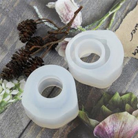 Forma silikonowa do odlewów z żywicy pierścionek diament 17mm