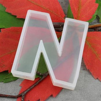 Forma silikonowa do odlewów z żywicy litera N 4cm