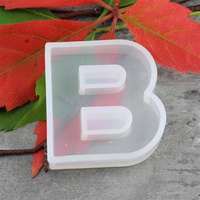Forma silikonowa do odlewów z żywicy litera B 4cm