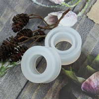 Forma silikonowa do odlewów z żywicy obrączka 16x8mm