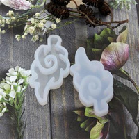 Forma silikonowa do odlewów z żywicy liść 42x18mm