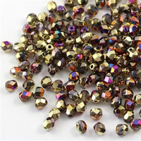 Fire Polish 4mm Crystal California Violet [20szt]