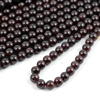 Granat kula gładka 6mm