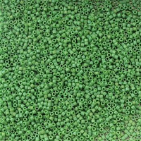 Miyuki Delica 11/0 Opaque Green AB Matted [5g]