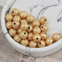 Metalowa przekładka kula diamentowa złota 10mm