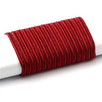 Sznurek sutasz wiskoza Pega 3mm bordowy [1 metr]