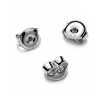 Baranki zatyczki do sztyftów 5x4mm Ag925 [4szt]