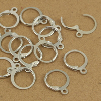 Bigle zamknięte kajdankowe srebrne 12mm [1 para]