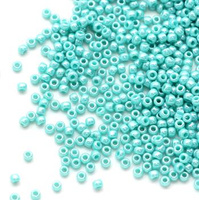 Toho Round 11/0 Opaque-Lustered Turquoise [10g]