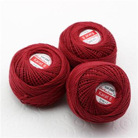 Kordonek Karat 8  bordowy 10g/65m