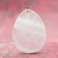 Zawieszka kryształ górski 45x35mm