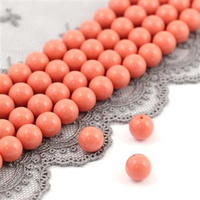 Preciosa Nacre Round Pearl Maxima Salmon Rose 6mm [6szt]