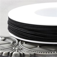 Sznurek sutasz acetat Pega 3mm czarny [szpula 50m]