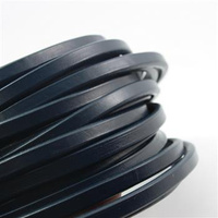 Rzemień skórzany płaski granatowy 5,5x10mm [50cm]