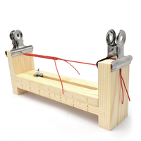 Drewniany stojak do makramy z regulacją długości